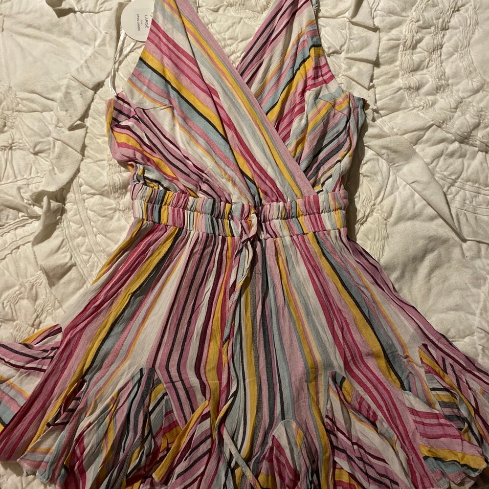 Fun stripped romper